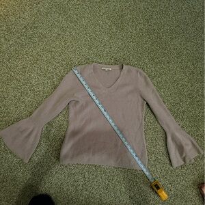 Rebecca Minkoff Purple Bell Sleeve Sweater